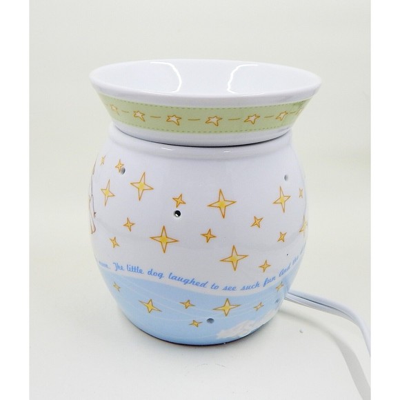 Scentsy Over The Moon Mid-Size Scentsy Warmer Nursey Rhyme Discontinued Retired - Picture 2 of 11